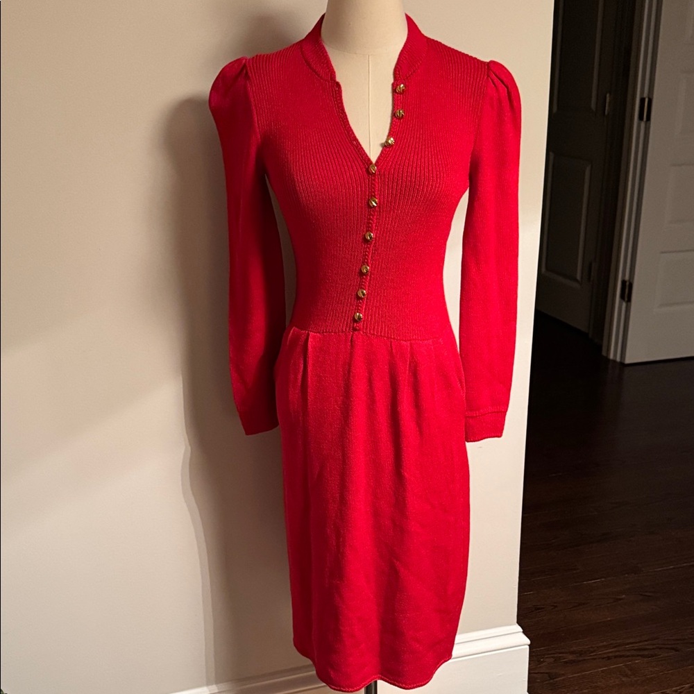 Vintage St. John knit Button-Up Dress